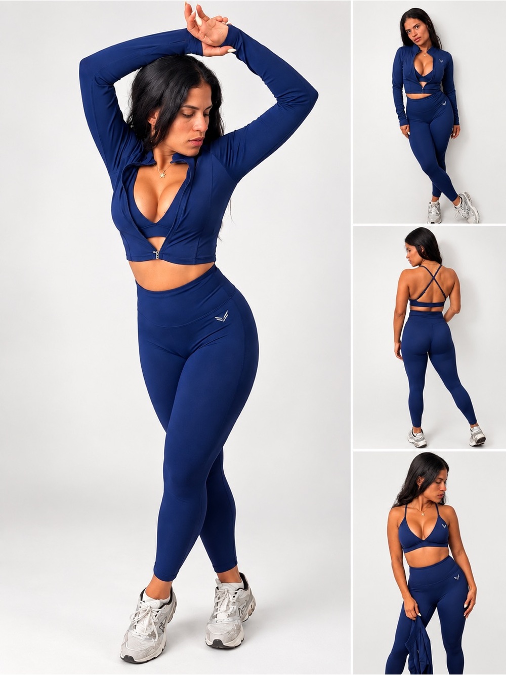 Voneira Women’s High-Waist Navy Performance Leggings